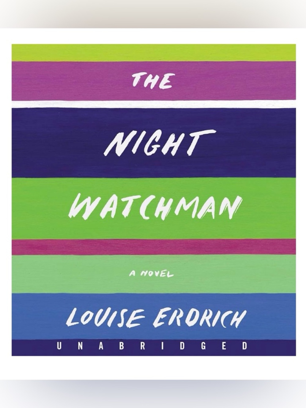 The Night Watchman by Louise Erdrich Audiobook Eleven CD Set English NEW